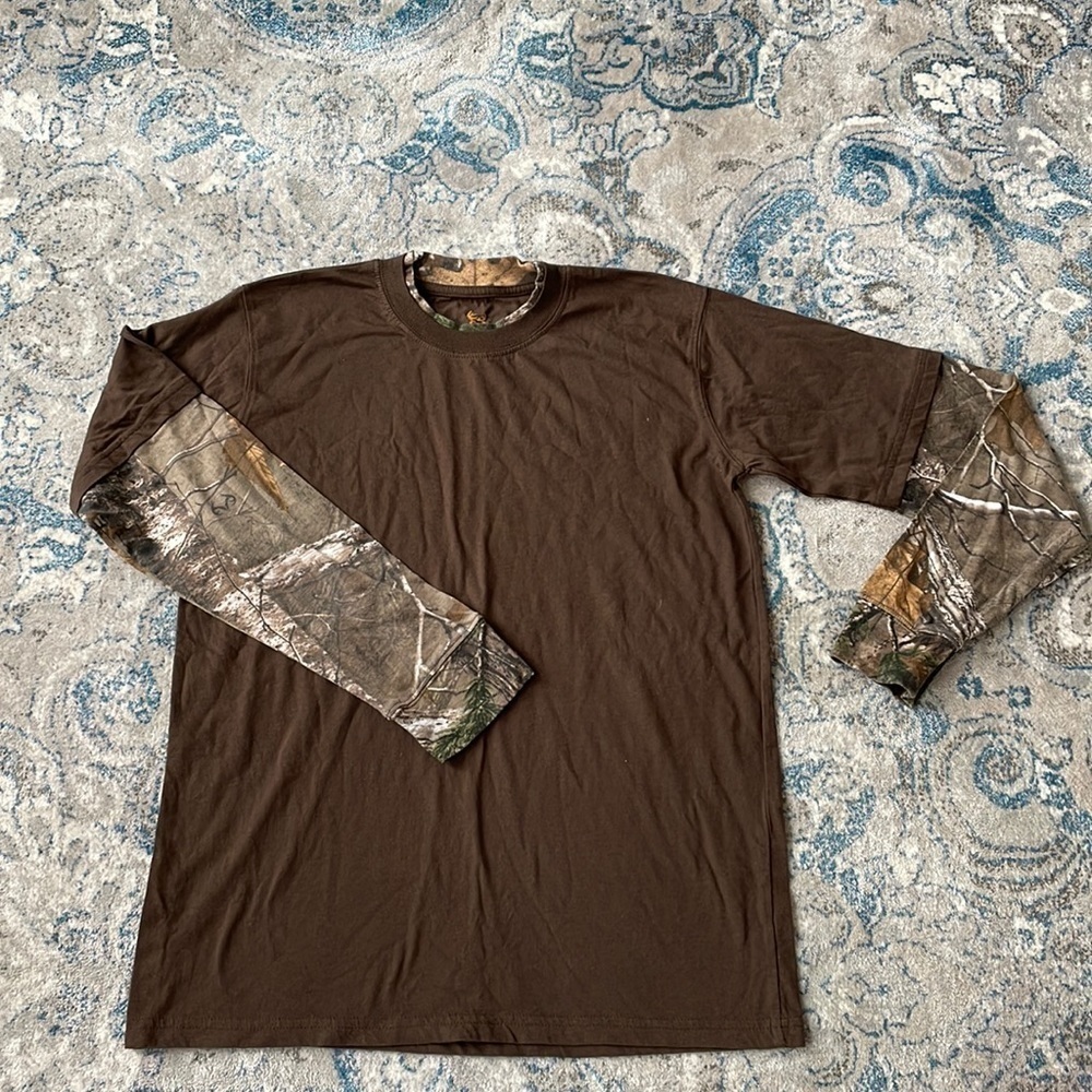 Bushmaster Camo Long Sleeve Y2K Boys Size XL Womens Size Small/Medium